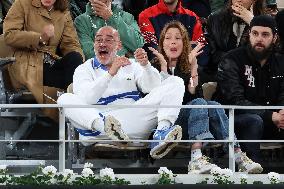 Celebrities In Stands During The 2024 French Open - Village Day Five NB