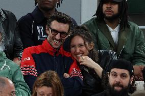 Celebrities In Stands During The 2024 French Open - Village Day Five NB