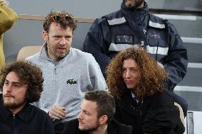 Celebrities In Stands During The 2024 French Open - Village Day Five NB