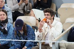 Celebrities In Stands During The 2024 French Open - Village Day Five NB