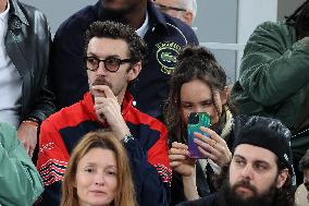 Celebrities In Stands During The 2024 French Open - Village Day Five NB