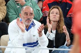 Celebrities In Stands During The 2024 French Open - Village Day Five NB