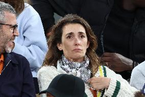 Celebrities In Stands During The 2024 French Open - Village Day Five NB