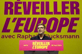 Place Publique and Socialist Party Campaign Meeting - Paris