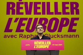 Place Publique and Socialist Party Campaign Meeting - Paris