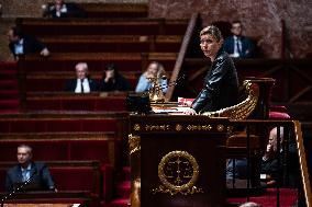 Government Question Time At The French National Assembly