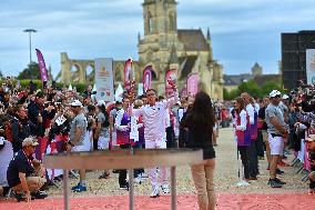 Olympic Flame Makes A Stop In Caen