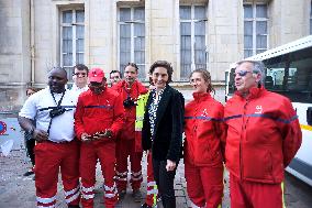 Olympic Flame Makes A Stop In Caen