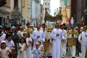 Corpus Christi Procession In Krakow