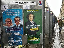 European Election Campaign Posters - Paris