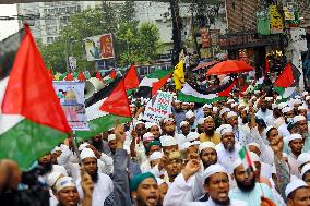 Islamists Rally For Palestine - Dhaka