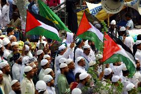 Islamists Rally For Palestine - Dhaka