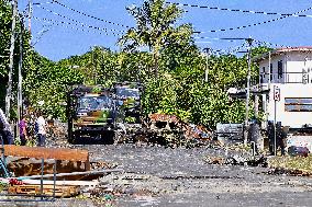 New Caledonia Situation - Clean up operation in the Riviere Salee District - Noumea