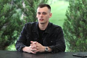 Interview of Ukrainian swimmer Denys Kesil in Dnipro
