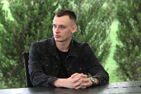 Interview of Ukrainian swimmer Denys Kesil in Dnipro