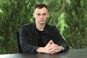 Interview of Ukrainian swimmer Denys Kesil in Dnipro