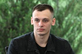 Interview of Ukrainian swimmer Denys Kesil in Dnipro