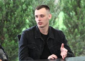 Interview of Ukrainian swimmer Denys Kesil in Dnipro