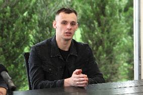 Interview of Ukrainian swimmer Denys Kesil in Dnipro