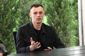 Interview of Ukrainian swimmer Denys Kesil in Dnipro