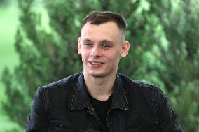 Interview of Ukrainian swimmer Denys Kesil in Dnipro