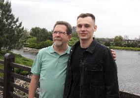 Interview of Ukrainian swimmer Denys Kesil in Dnipro