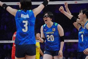 (SP)CHINA-MACAO-VOLLEYBALL-WOMEN'S NATIONS LEAGUE 2024-CHN VS JPN (CN)