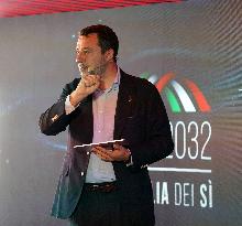 Matteo Salvini in Messina