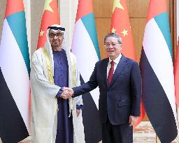 CHINA-BEIJING-LI QIANG-UAE-PRESIDENT-MEETING (CN)