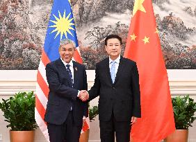 CHINA-BEIJING-WANG XIAOHONG-MALAYSIA'S DEPUTY PM-MEETING (CN)