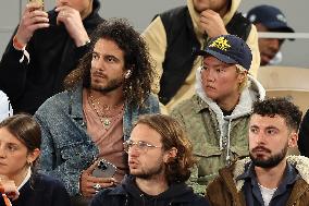 Celebrities In Stands During The 2024 French Open - Village Day Six NB
