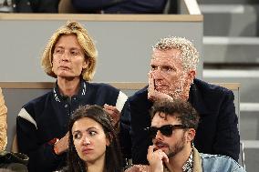 Celebrities In Stands During The 2024 French Open - Village Day Six NB