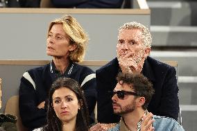 Celebrities In Stands During The 2024 French Open - Village Day Six NB