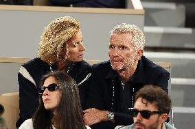 Celebrities In Stands During The 2024 French Open - Village Day Six NB