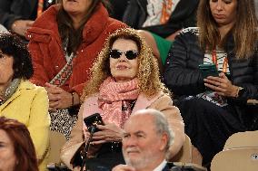 Celebrities In Stands During The 2024 French Open - Village Day Six NB