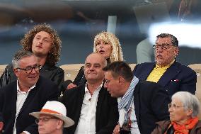 Celebrities In Stands During The 2024 French Open - Village Day Six NB