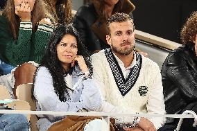 Celebrities In Stands During The 2024 French Open - Village Day Six NB