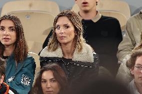 Celebrities In Stands During The 2024 French Open - Village Day Six NB