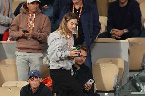 Celebrities In Stands During The 2024 French Open - Village Day Six NB