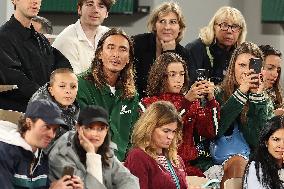 Celebrities In Stands During The 2024 French Open - Village Day Six NB