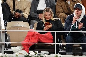 Celebrities In Stands During The 2024 French Open - Village Day Six NB