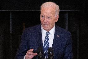US President Joe Biden announces cease-fire proposal between Israel and Hamas and brief remarks on Trump hush money trial