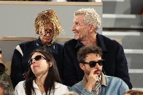 Celebrities In Stands During The 2024 French Open - Village Day Six NB