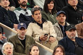 Celebrities In Stands During The 2024 French Open - Village Day Six NB