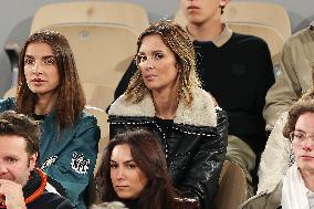 Celebrities In Stands During The 2024 French Open - Village Day Six NB