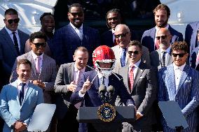 Joe Biden welcomes the Kansas City Chiefs - Washington