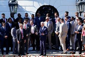 Joe Biden welcomes the Kansas City Chiefs - Washington