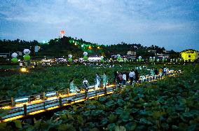 Lotus Pond Tour in Huaying