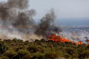 Fire In Limassol, Cyprus