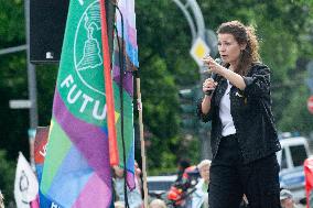 Fridays For Future Climate Activists Demo Ahead Of Europa Election In Cologne